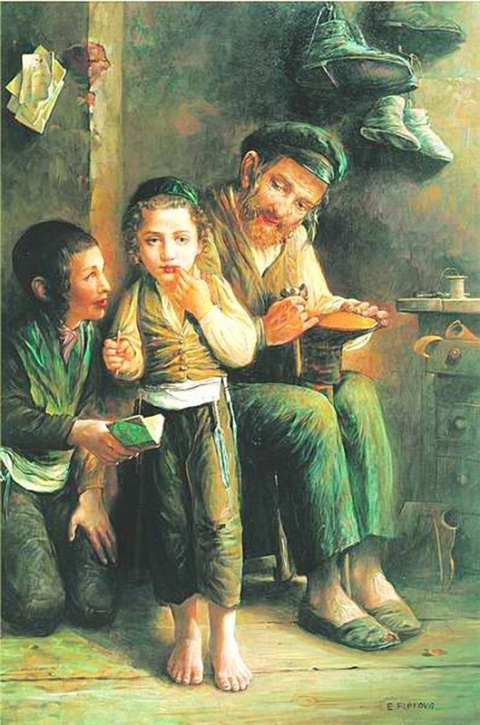 Еврейский мальчик картина